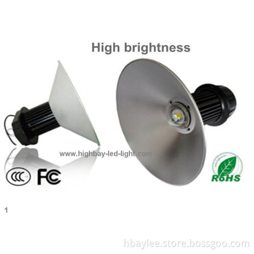 80Ra COB 100W LED High Bay Light For Stadium , Industrial High Bay Lighting